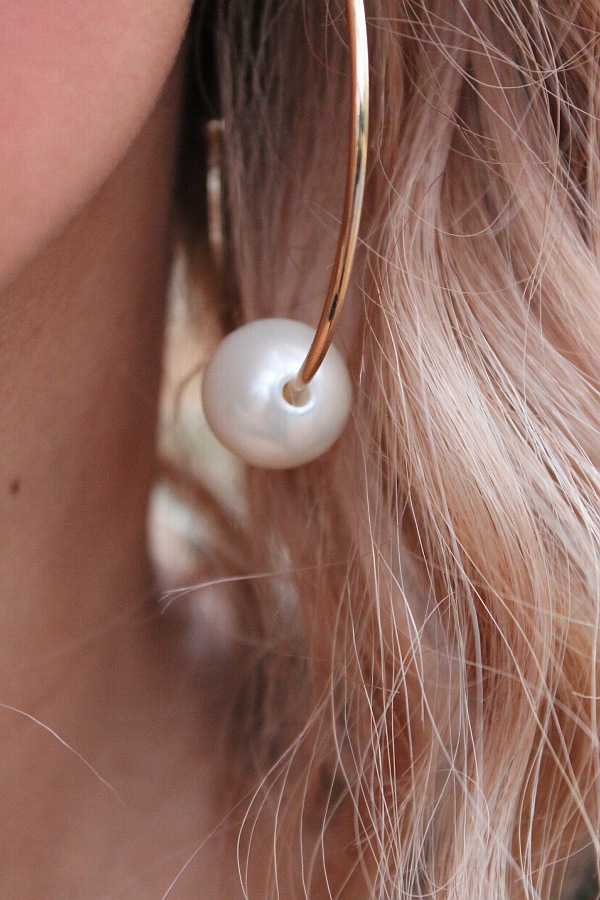 hm pearl EARRINGS